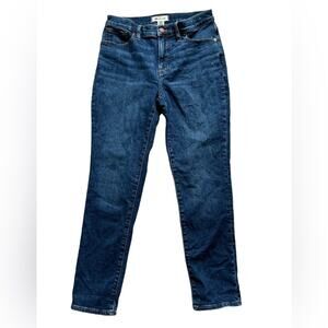 Madewell Straight-Leg Dark Blue Jeans
